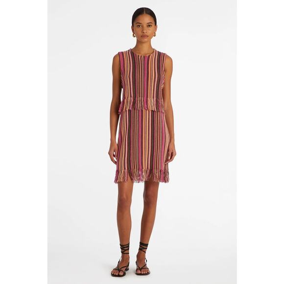 Marie Oliver Kenyon Dress Meadow Stripe Size M NWT - Picture 2 of 6